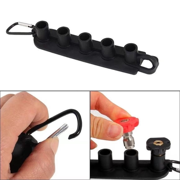 Pressure Washer Nozzle Tips Set, Power Washer Spray Nozzles with Turbo Nozzle, 1/4-Inch Quick Connect, 7 Tips for 4000 PSI Washers, Outdoor Cleaning for Concrete, Vehicles, and Siding