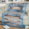 thumbnail image 2 of LHSHID to My Son Blanket from Mom Gifts for Son from Mom Blanket Birthday Gifts for Son Son Gifts from Mother for His Birthday Gifts Ideas for Boys Men Graduate Gift 50"x60", 2 of 6