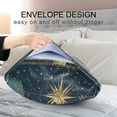 thumbnail image 4 of Yayeee Pillowcase Queen Size Set of 2 Satin Wrinkle Resistant Pillow Case, Dark Star Map, 4 of 7