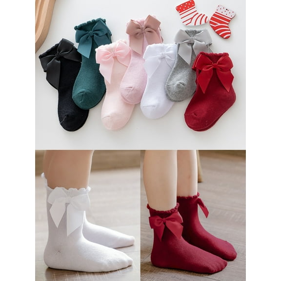 Dalrosia Baby Girls' Socks Toddler Ankle Socks Breathable Casual Sock