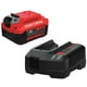 thumbnail image 1 of Batería y cargador CRAFTSMAN V20 de iones de litio de 4,0 Ah, 1 of 5