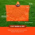thumbnail image 4 of S.O.L. Survive Outdoors Longer S.O.L. Heat Reflective Waterproof Poncho (3 Pack), 4 of 7