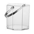 thumbnail image 2 of Fiocias Beer Bucket Beverage Ice Bucket and Tongs with Handle Bucket Ice Tub for Bar KTV Clear Octagon, 2 of 9