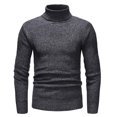 thumbnail image 4 of TAGOLD Men Fall Winter Sweater Tops,Men's Casual Top Casual Sports Top Long Sleeved Turtleneck Sweater Top/shirt, 4 of 4