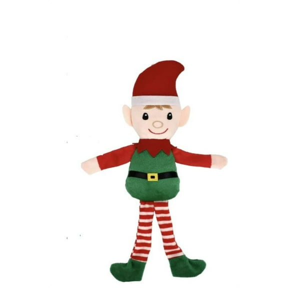 Holiday Christmas Boy Elf Plush Doll Bundle 14 Inches Tall