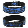 thumbnail image 1 of CNKOO Collier Réfléchissant pour Animaux de Compagnie Collier pour Chien avec Boucle Laisse Pitbull Réglable Chaîne pour Petits Moyens Grands Chiens Bleu S, 1 of 6