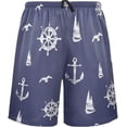 thumbnail image 2 of GZHJMY Anchor Pajama Pants Short for Men, Lounge Pants Lightweight Men Pajama Bottoms with Drawstring Pockets, Christmas New Year Birthday Gifts, XX-Large, 2 of 7