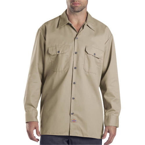 Dickies Work Shirt Flame Resistant Long Sleeve Mens Lightweight Durable FR CAT 2 