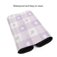 thumbnail image 5 of Kdxio Floral Purple Buffalo Plaid Print Large Gaming Mouse Pad,Non-Slip Base,Water Resist Keyboard Pad for Gamer,Office & Home,29.5 x 15.8 in, 5 of 9