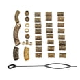 thumbnail image 1 of Bijoux de Serrure de Cheveux, Bijoux de Dreadlock de Cheveux de Style Multiple pour des Rassemblements, 1 of 8