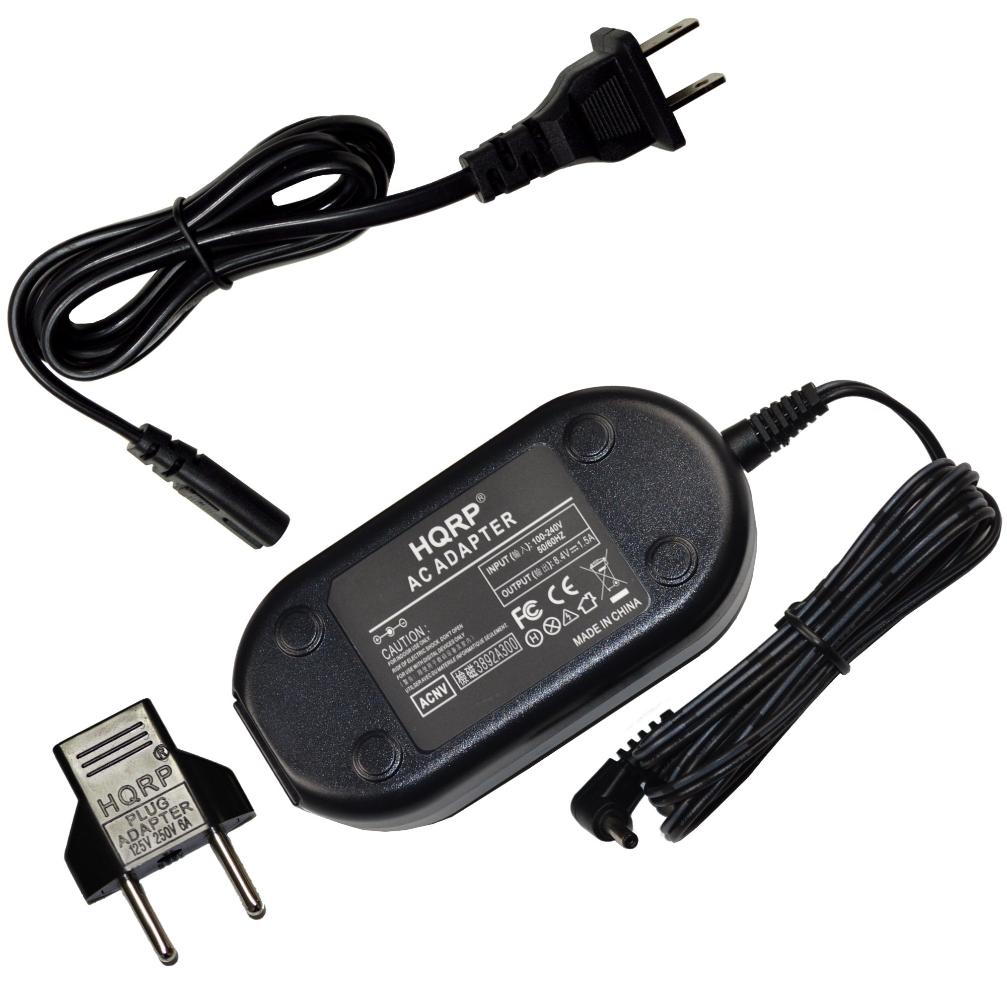 HQRP AC Power Adapter for Samsung SCL610 / SCL610 Camcorder (incl