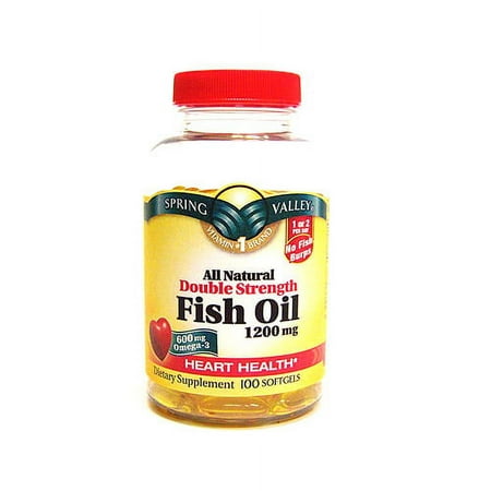 Spring Valley Heart Health 1400mg Fish Oil, 60 pc, 2ct