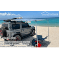 thumbnail image 6 of DANCHEL Outdoor 6.5ftx10ft Gray Car Awning,Waterproof Rooftop Tent Awnings for Car SUV, 6 of 12