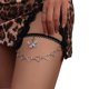 thumbnail image 1 of Cadena para muslo con borlas de mariposa y corazón, antideslizante, para playa, bikini, discoteca, decoración de piernas, 1 of 5