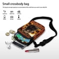 thumbnail image 7 of HELLHERO Double Zipper Underarm Shoulder Bag, Unique Gift Polyester for Outdoor Travel Bear Sunflowers, 7 of 7