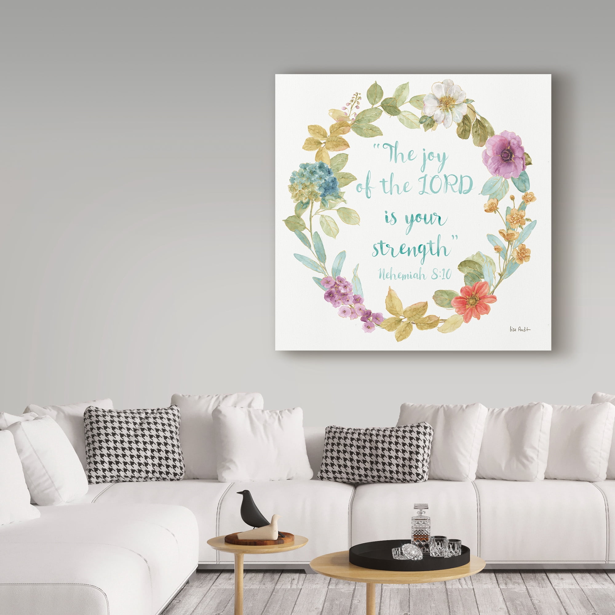 Trademark Fine Art 'Rainbow Seeds Proverb I' Canvas Art by Lisa Audit