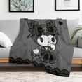 thumbnail image 6 of KUROMI Throw Blanket Cute Flannel Anime for Girls Boys Men Women, 6 of 7