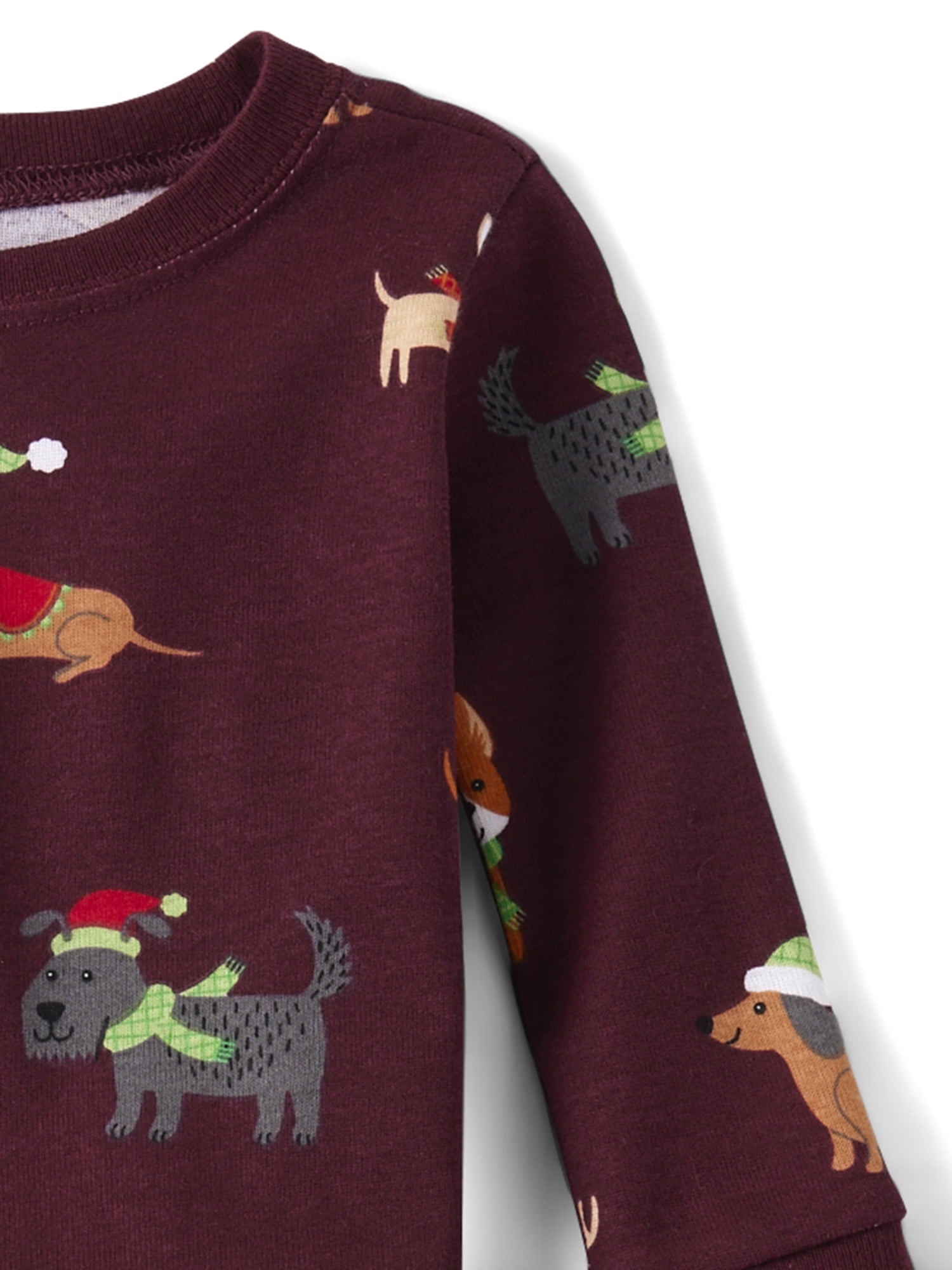 The Children's Place Baby Unisex Matching Family Holiday Dog Snug Fit Cotton Pajamas, Sizes 0-24 Months