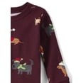 thumbnail image 3 of The Children's Place Baby Unisex Matching Family Holiday Dog Snug Fit Cotton Pajamas, Sizes 0-24 Months, 3 of 4