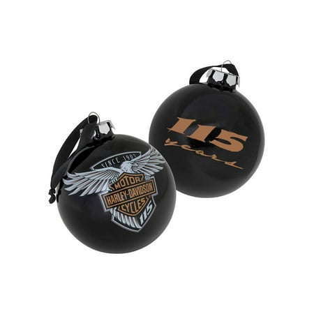 - Harley-Davidson 115th Anniversary Limited Edition Glass Ball Ornament HDX-99101, Harley Davidson