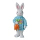 thumbnail image 1 of Figura de conejo de resina, estatua de animal de Pascua, escultura moderna para el hogar, oficina, estantería Azul, 1 of 9
