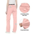 thumbnail image 5 of Little Donkey Andy Women's Lightweight Quick Dry Convertible Pants Zip-Off Hiking Travel Pink M, 5 of 6