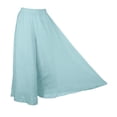 thumbnail image 4 of YUEHUA Women's Casual Elastic High Waist Wide Leg Pants Palazzo Trousers Skirt Elegant Flowy Wide Leg Pants Loose, 4 of 8