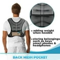 thumbnail image 2 of Intexca Gilet Lesté, Gilet à Poids Ajustable avec Bande Réfléchissante pour l'Entraînement et la Course, 12 Lb, 2 of 5