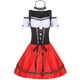thumbnail image 1 of Ropa de cosplay de camarera de cerveza, disfraz de Oktoberfest para dama de carnaval, disfraz de Oktoberfest para dama, disfraces de escenario, características de vanguardia, 1 of 9