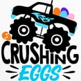 thumbnail image 3 of CafePress - New Easter Monster Truck Crushing Eggs Golf Shirt - Golf Shirt, Pique Knit Golf Polo, 3 of 4