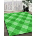 thumbnail image 3 of Ahgly Company Machine Washable Indoor Rectangle Transitional Lime Green Area Rugs, 5' x 7', 3 of 7