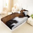 thumbnail image 4 of Erosebridal Teens Abstract Cow Print Twin Sheet Sets 3pcs,Farm Animal Bedding For Boys Girls, 4 of 5