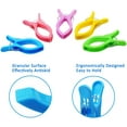thumbnail image 4 of Pinzas de plástico para ropa, 10 Uds., pasadores de Clip con resortes reforzados para toalla de playa/prenda/edredones/sábanas, hogar usado o vacaciones, Multicolor Xemadio YQ-0677, 4 of 5
