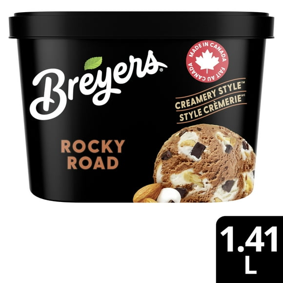 Crème Glacée Légère Breyers Rocky Road 1.41 L
