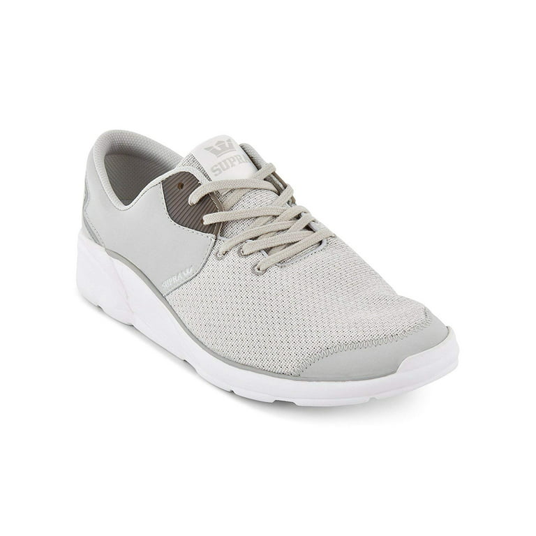 salat illoyalitet sympatisk Supra Mens Noiz Light Grey White Athletic Sneakers Active Trainer Shoes,  size 8.5 M US - Walmart.com