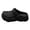 Black, variant on XEGLSBU Women's Trendy Platform Clogs, Solid Color Hollow Out Non Slip Slide Shoes, Outdoor Beach Sandals