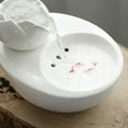 thumbnail image 4 of Dispensador de agua móvil Cat - Porcelana blanca con maceta Xemadio MZQ-0583-4, 4 of 8