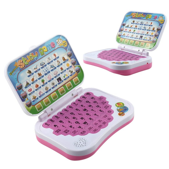 Educational Kids Learning Laptop Toy Bilingual English Chinese Shift for Children Portable Lightweight Laptop Computer