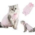 SPRING PARK Pet Dogs Cat Recovery Suit Surgery Wound Protector Clothes Licking Vest Coat