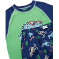 thumbnail image 2 of iXtreme Boys Rash Guard Set - 2 Piece UPF50+ Quick Dry Short Sleeve Swim Shirt & Swim Trunks for Boys, 2 of 7