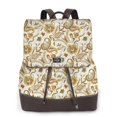thumbnail image 1 of Disketp Indian Paisley Mochila de Cuero para Mujer, Bolso de Espalda Antirrobo con Estilo para Viaje, Trabajo y Uso Diario, 1 of 4