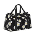 thumbnail image 2 of Easygdp Daisies Flowers Bolsa de Gimnasio, Bolsa de Viaje Duffel, Bolsa de Fin de Semana con Compartimentos, Bolsa de Mano para Noche, 2 of 7
