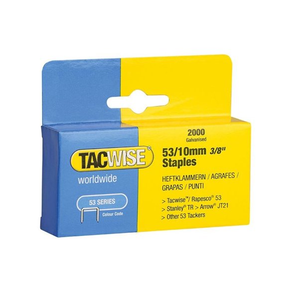 Tacwise 53 Agrafes Légères (type Jt21 A)