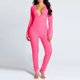 thumbnail image 3 of Mono de lencería con solapa en el trasero para mujer, pijama ajustado con botones en la espalda, ropa de dormir para adultos, 3 of 4