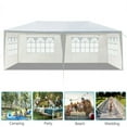 thumbnail image 4 of 10'X20' Outdoor Party Tent with 4 Removable Sidewalls, Waterproof Canopy Patio Wedding Gazebo, White, 4 of 6