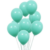 KIRIKOU 100pcs Pastel Latex Balloons 10 Inch Macaron Candy Colored Latex Party Balloons for Wedding Graduation Kids Birthday Christmas Baby Shower Party Supplies Arch Garland Tower(Tiffany Blue)