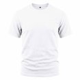 thumbnail image 6 of Jalioing Mens Summer Tops Classic Casual Short Sleeve Crew Neck Basic T Shirt Dressy Fashion Solid Color Texture Tee, 6 of 9