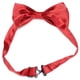 thumbnail image 4 of Pajarita de satinado rojo Sunnimix para hombre con banda ajustable, 4 of 5