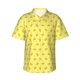 thumbnail image 1 of Fotbe Cheese 1 Camisa Hawaiana para Hombre Unisex – Camisa Casual de Verano con Botones de Manga Corta de Algodón y Lino,Medium, 1 of 7