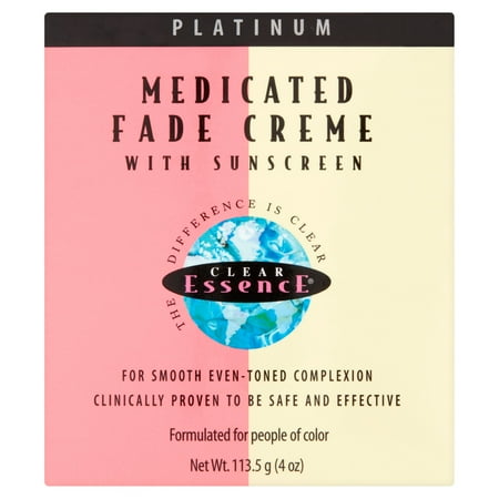 Clear Essence Platinum Medicated Fade Crème with Sunscreen, 4 oz